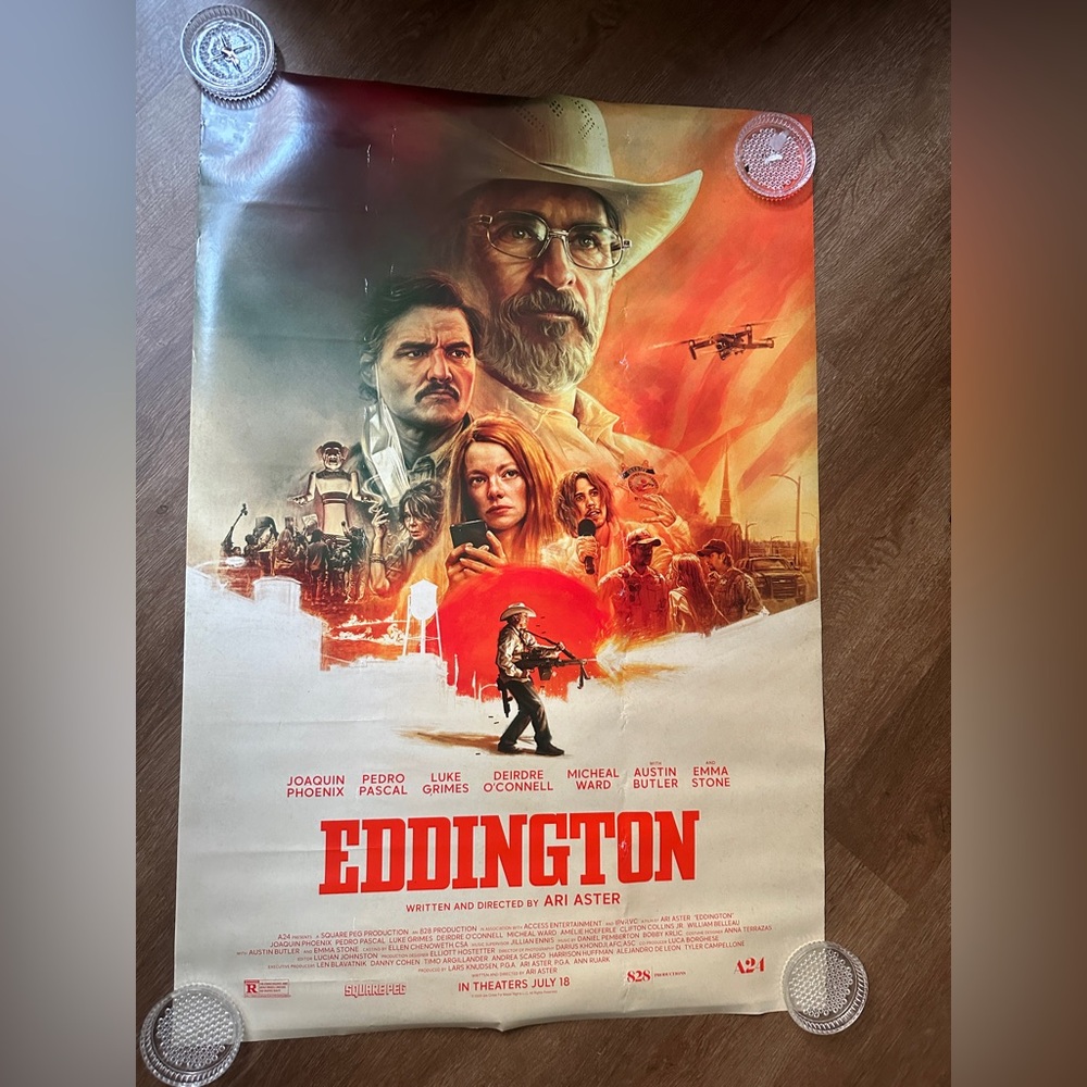 Eddington - original DS movie poster US D/S 27x40 2025 Final , Pascal , Phoenix